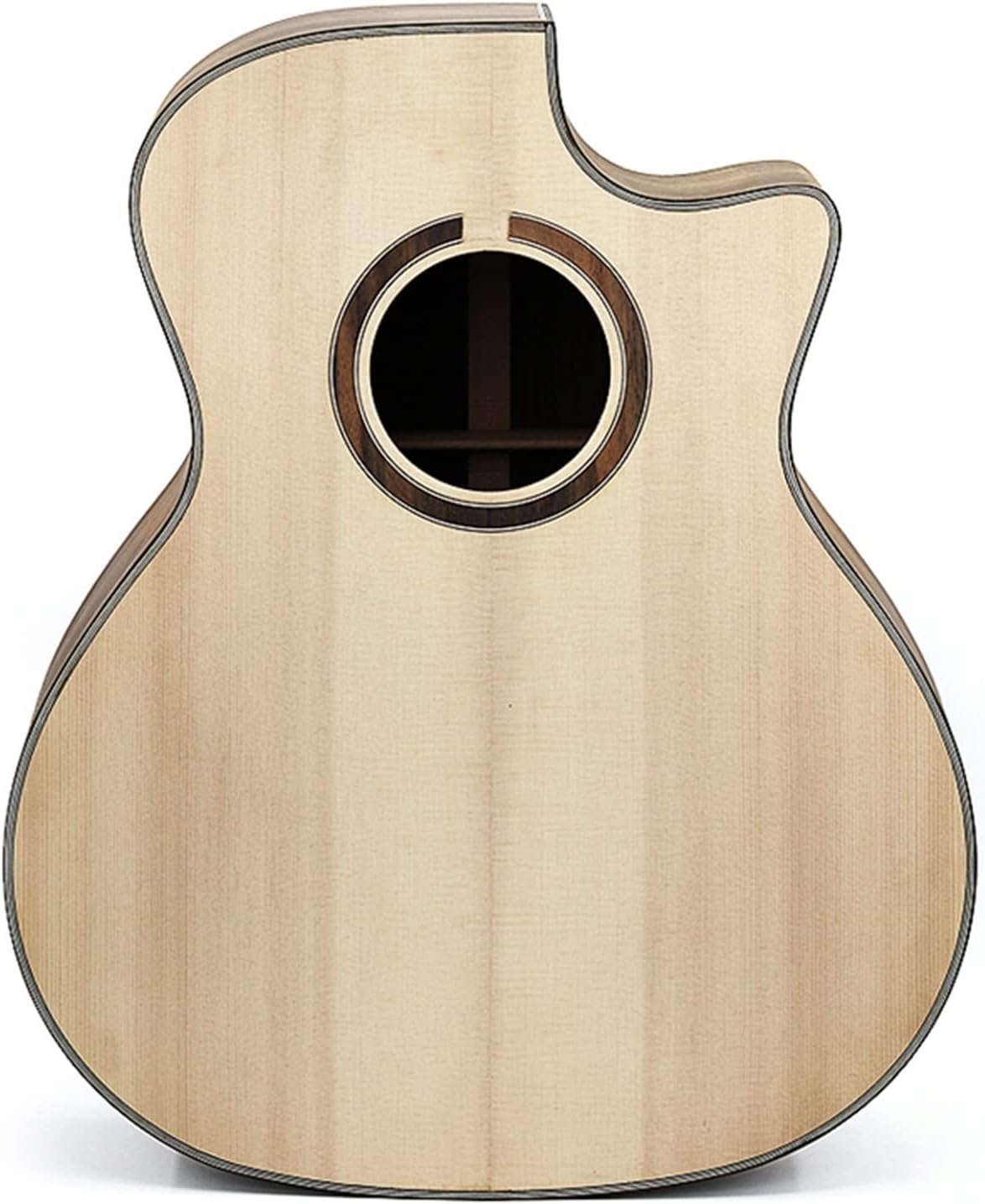 Folk Guitar Missing Corner Full Single Finished Barrel Combination Rosewood Spruce Veneer DIY Guitar Material DIY Guitar Kit