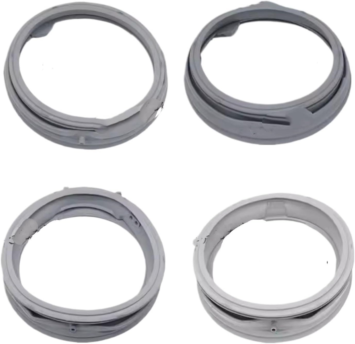 Repair Parts，compatible For LG，drum Washing Machine Door Sealing Ring 4986EN1001A 4986EN1003A MDS5242601 MDS63916501 MDS61952201(Red)