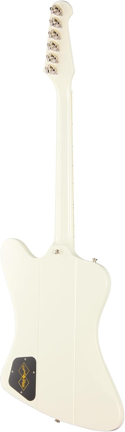 Epiphone Inspired by Gibson Custom 1963 Firebird V, Polaris White with Case