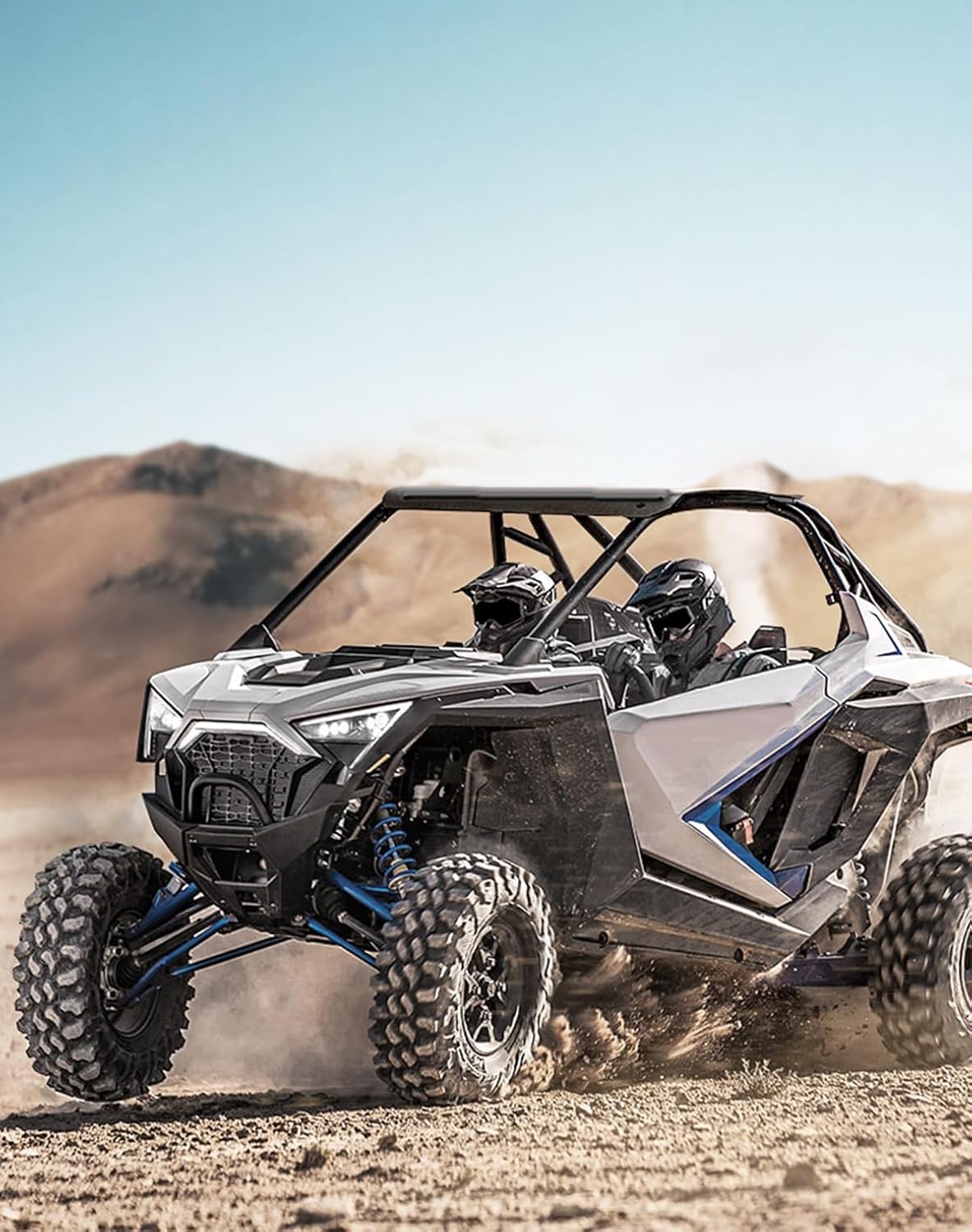 KEMIMOTO 2020-2025 PRO XP Floor Mats Liners Front TPE Anti-Slip Floor Mat All Weather Protection Accessories Black Compatible with Polaris RZR PRO XP 2020-2025