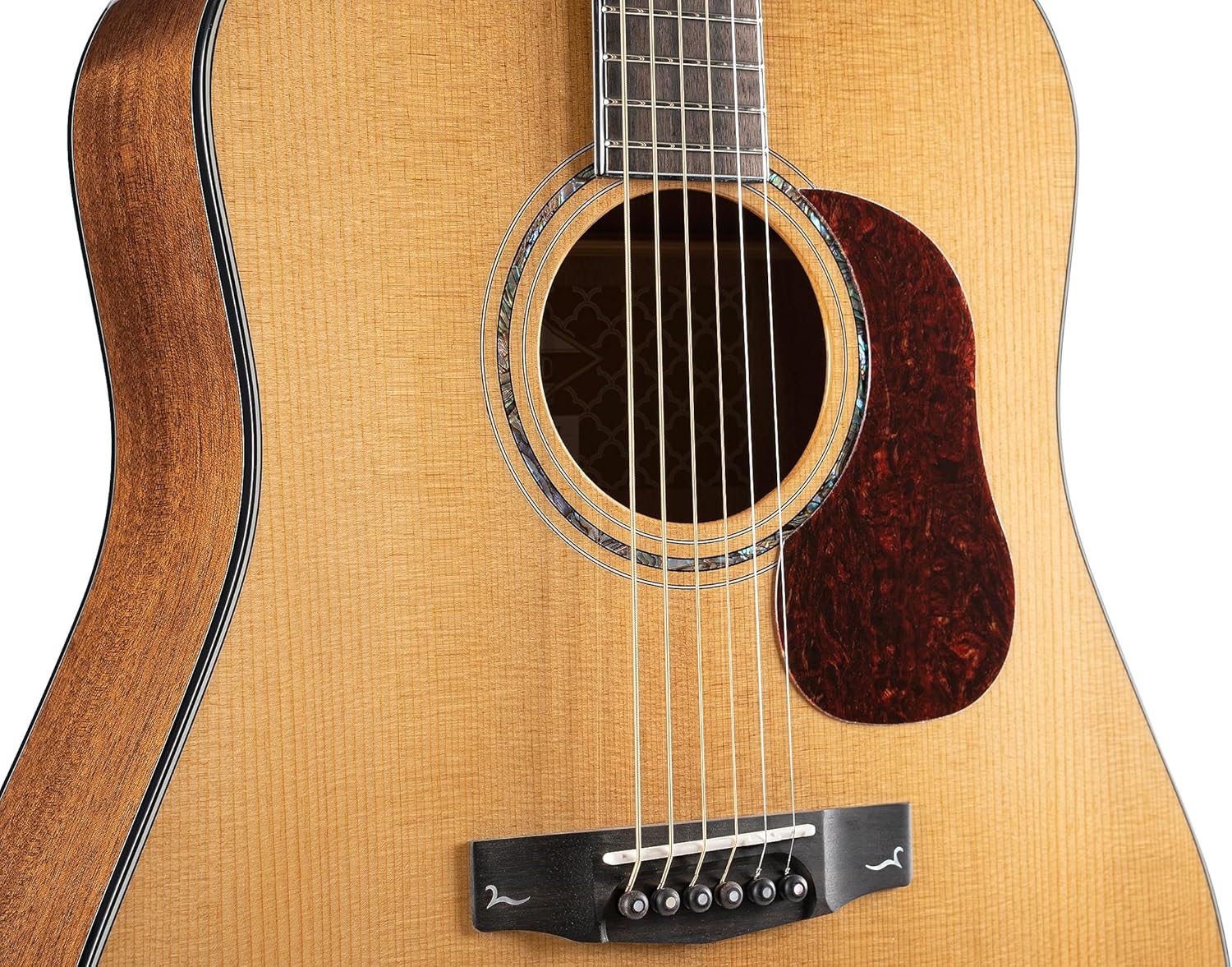 Cort 6 String Acoustic-Electric Guitar, Right, Natural, Full (GOLDD6-A-U)