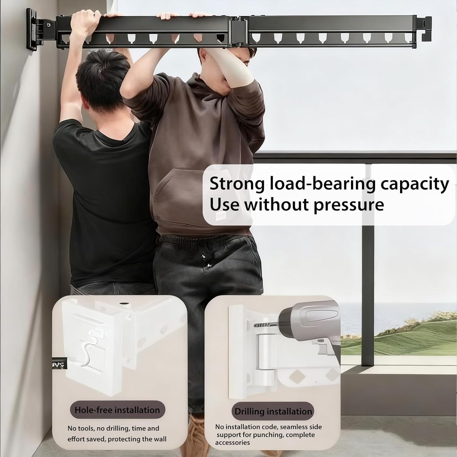 Folding Shower Curtain Rod Set,Grey Wall Mount Retractable Shower Curtain,EVA Clear Shower Curtain Adjustable Angle Folding Curtains, L shaped Corner Shower Curtain Rod(Pebble 3-Fold 70.9