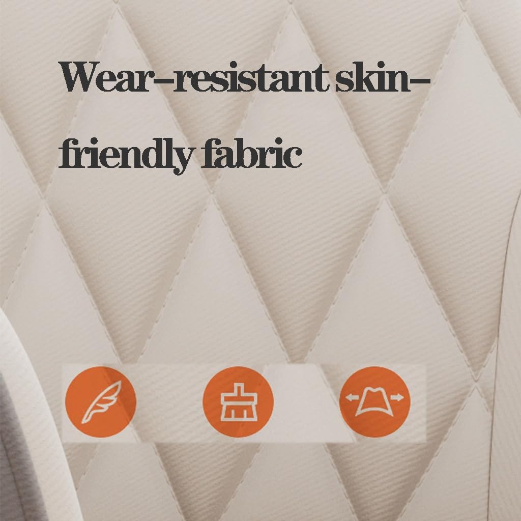 Desk Chair Vanity Chair Stool for Makeup with Wheels and Back Modern Accent Chair Home Office Chair Task Armchair Adjustable Rolling Swivel Chair for Bedroom Vanity Room (Color : Blue)