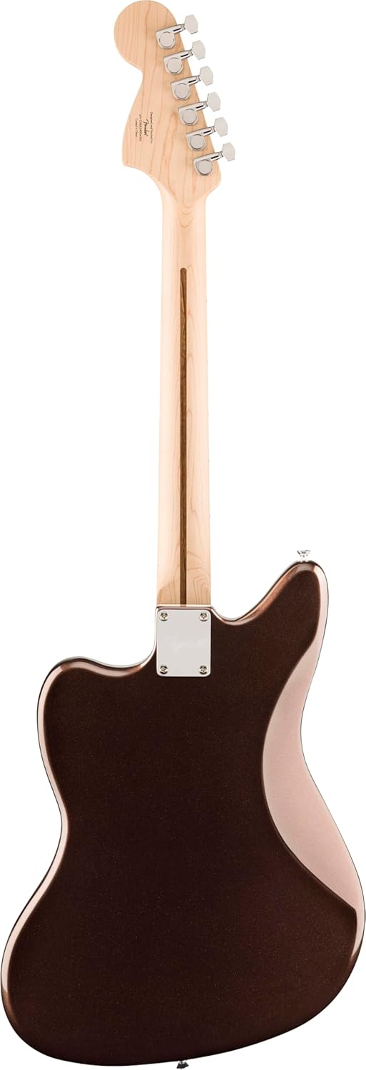 Affinity Series Jaguar, Maple Fingerboard, White Pickguard, Mystic Metallic Brown