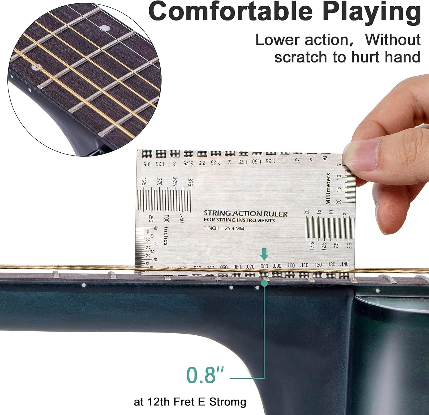 Acoustic Guitar,41 Inch Professional Cutaway Folk Guitarra Bundle 6 Metal Strings with Beginner Kit Gig Bag Tuner Strap Picks,Strings Capo Mute Clean cloth