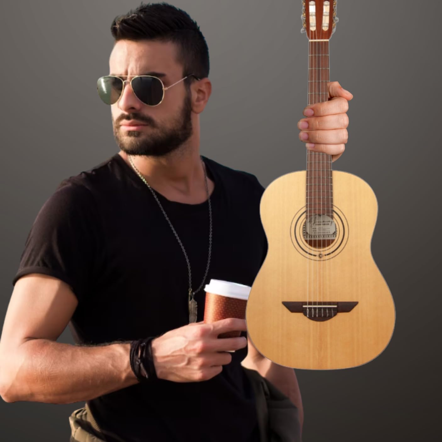 H. Jimenez Educativo LG100 Full Size Nylon String Classical Guitar w/Gig Bag