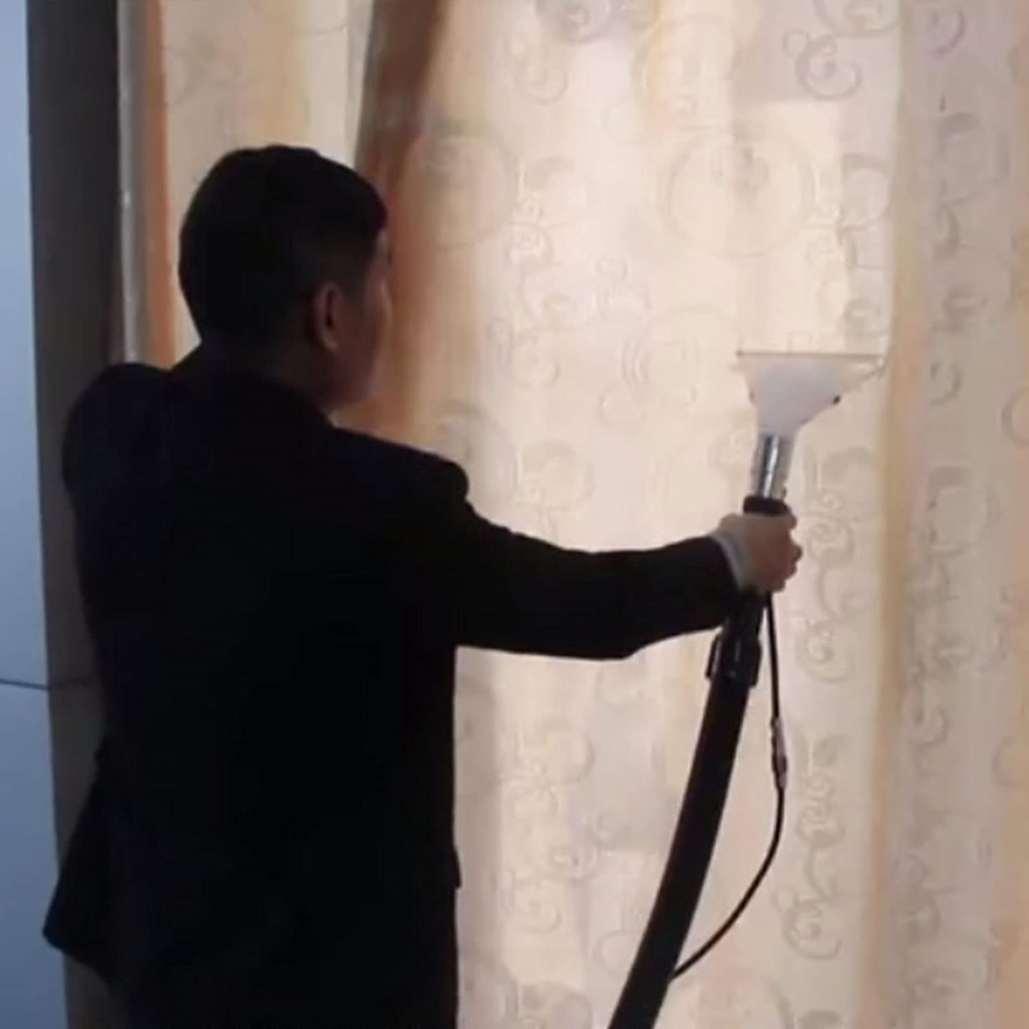 60L Commercial Carpet Cleaner 3 in 1 Multi-Purpose Wet Dry Vacuum Cleaner for Carpet and Hard Floor, 110V Heavy Duty Dust Cleaner Sofa Curtains Carpet Cleaning Machine Wet Dry Carpet Extractor