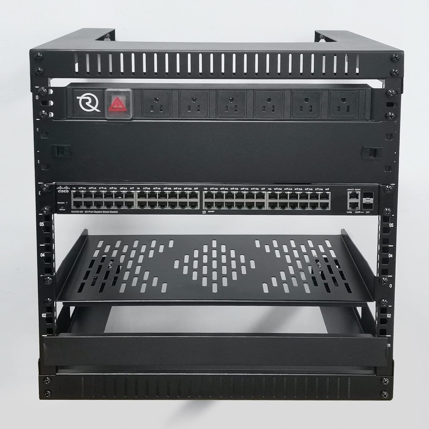 RIVECO 9U Wall Mount Rack for Network – 17.7