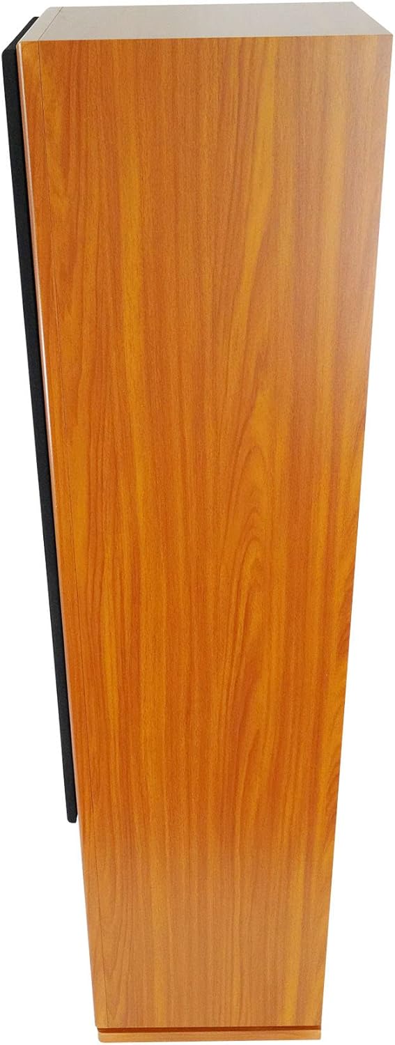 Rockville RockTower 68C Passive Tower Speaker, 8 Ohm, Classic Wood Grain, 500W Peak, 3-Way, Dual 6.5
