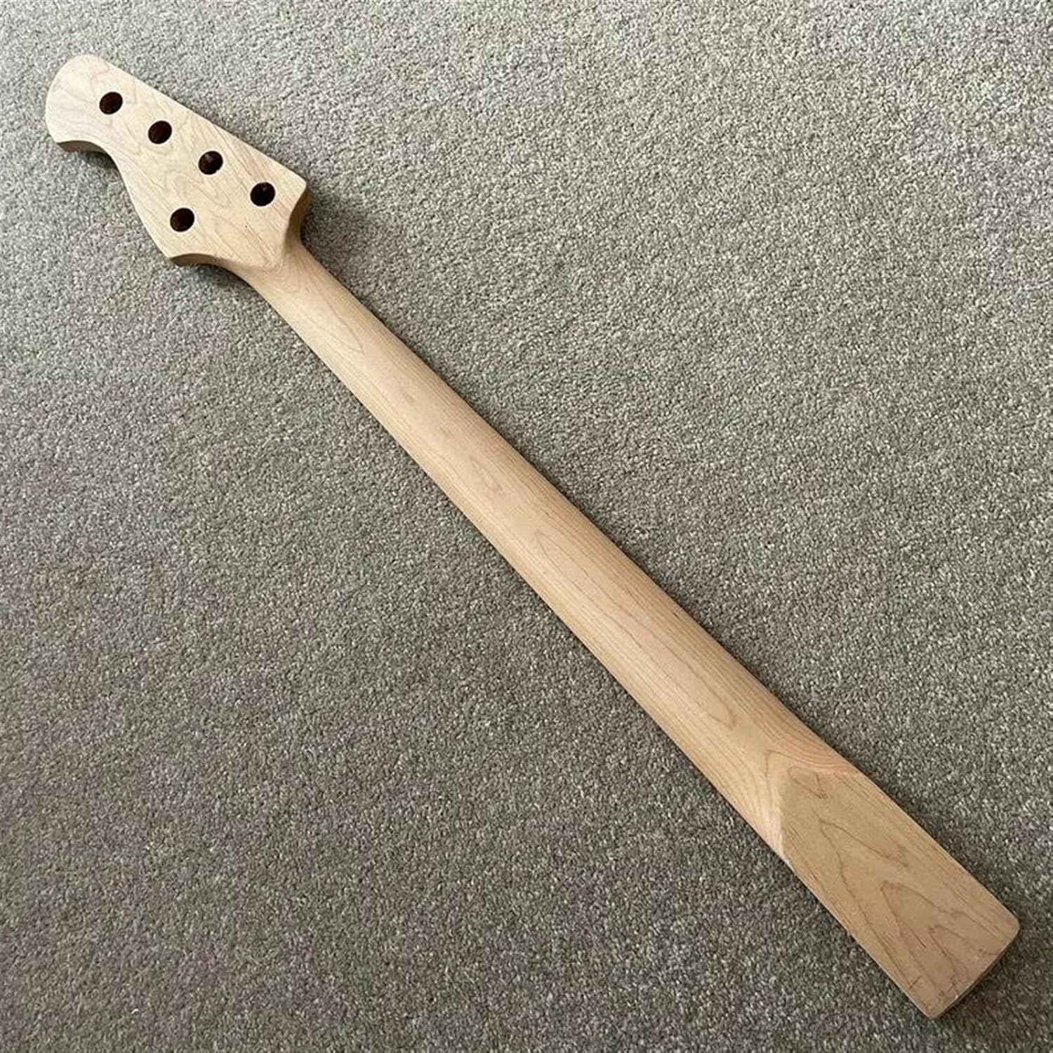 Replacement Guitar Neck Guitar Headstock 5 Strings Electric Bass Neck 20 Frets Maple Wood DIY Parts Bass Guitar Accessory
