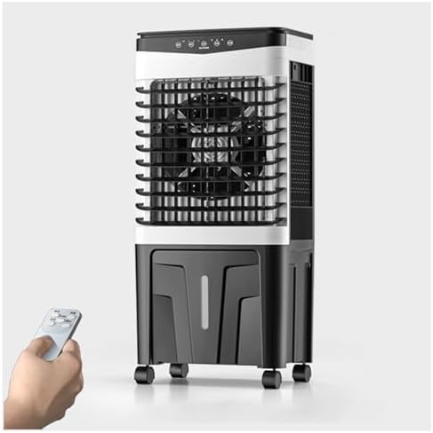 Refrigeration Small Air Cooler,portable Air Conditioner,Three Adjustable Wind Speeds,7.5H Timing Function Evaporative Air Cooler,for Garage, Factory, Supermarket, Household(Color:Touch screen version)