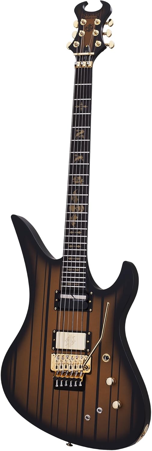 Schecter Synyster Gates Custom-S Electric Guitar - Satin Gold Burst