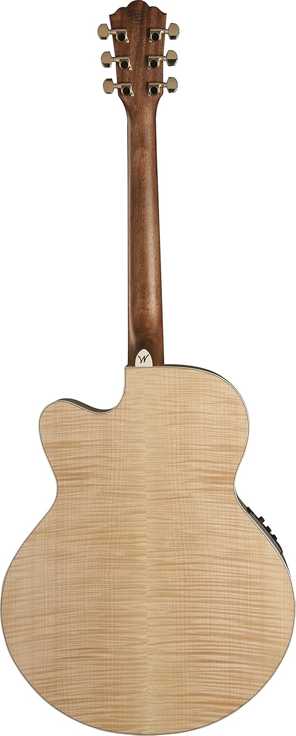 Washburn Heritage 40 Series 6 String Acoustic-Electric Guitar, Right, Natural Gloss (HJ40SCE-O)