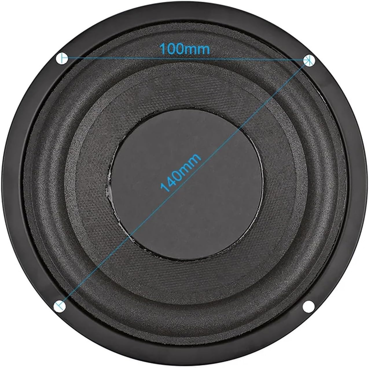 1Pc 5.25 Inch Woofer Audio Sound Speakers 100W 4 8 Ohm High Power Fever Loudspeaker Subwoofer Speaker DIY Home Theater(4 Ohm)