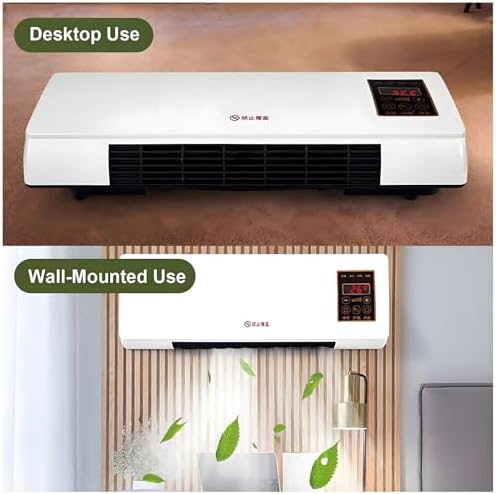 Enchantia 2025 New Ductless Air Conditioner, Wall-Mounted and Desktop 2 in 1 Wall Mounted Air Conditioner, Mini Aire Acondicionado Portatil with Remote for Home Office Bedroom (A++),White