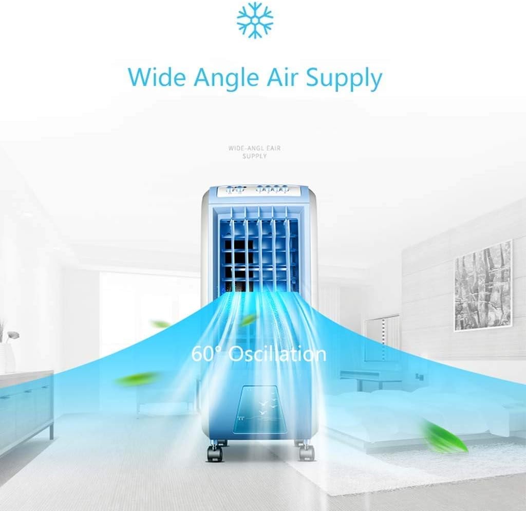 Air Cooler for Home Office Evaporative Coolers Portable Air Conditioner Fan, Silent Electric Fan Air-coo Mobile Water-coo Humidifier Small Air Conditioner For Home Or Office