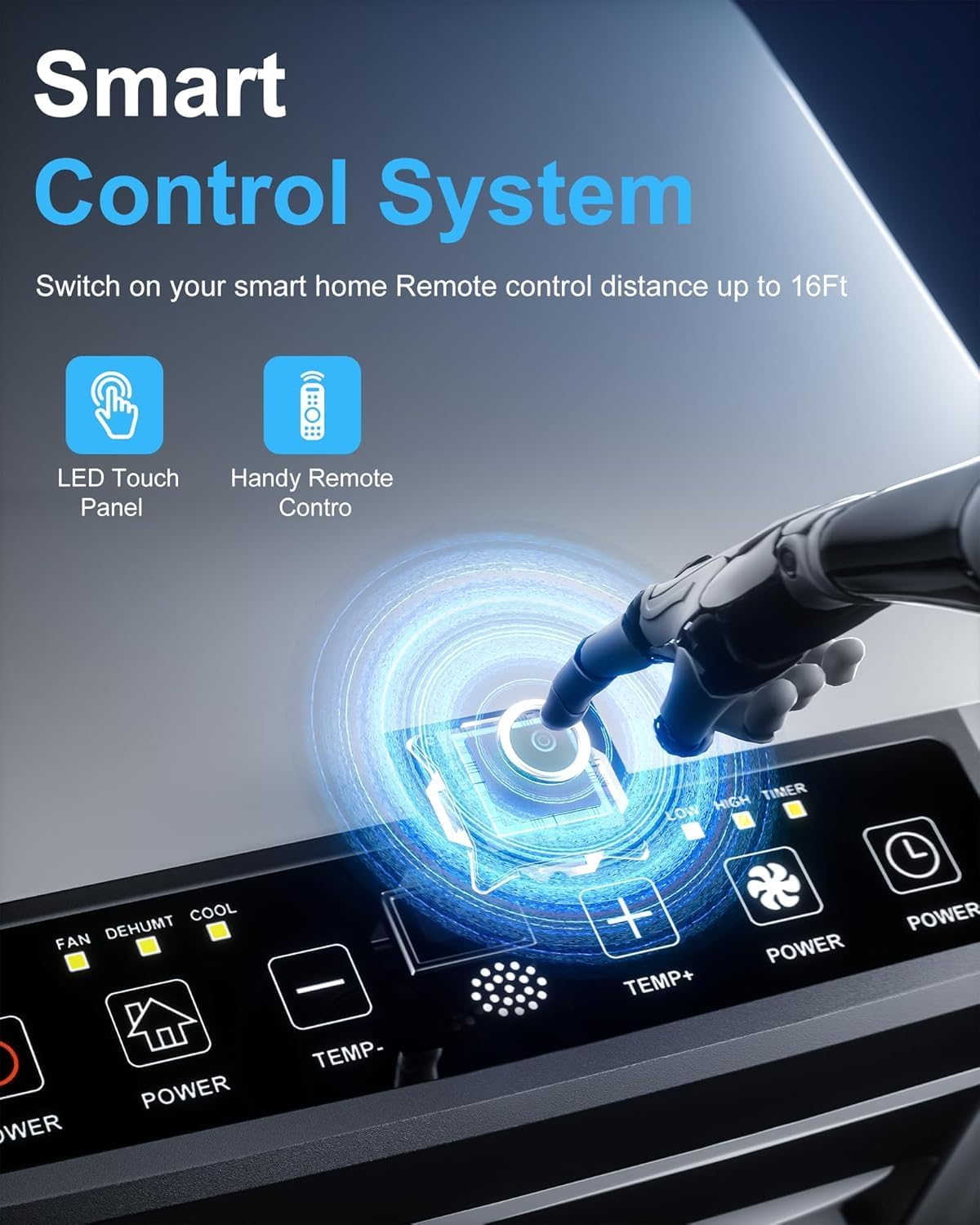 Portable Air conditioner 8,000 BTU ASHARE (4400 BTU SACC), AC Unit for Room up to 350 Sq. Ft with Remote Control, Floor Standing AC Unit with Window Kit