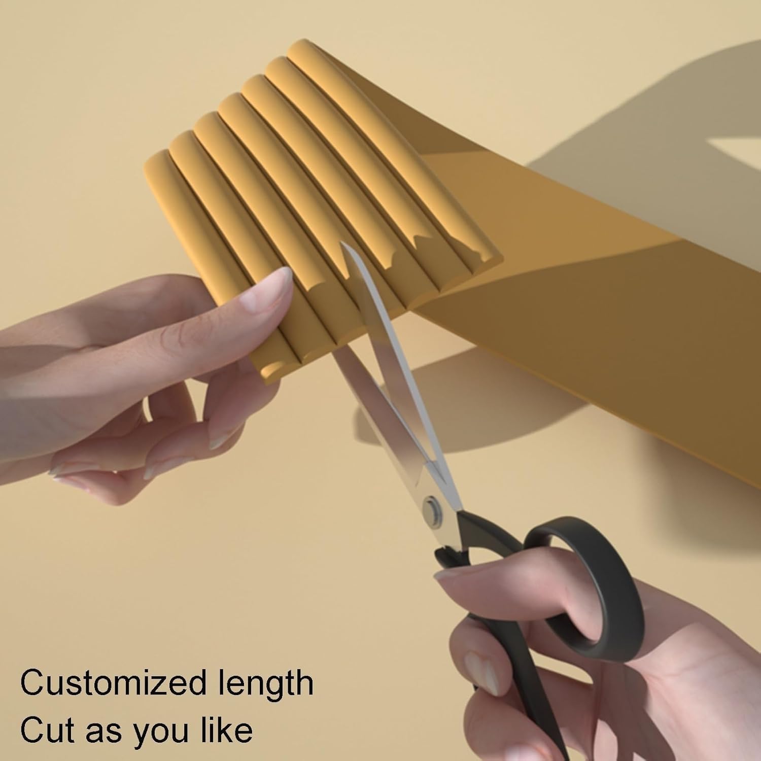 Furniture Edge Corner Guards, Furniture Corner Protectors Edge Bumper Guard Adhesive Foam Padding Cushion Strip for Table Kitchen(Woody,8pcs)