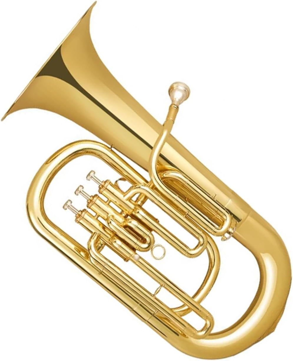 B Flat Euphonium An Instrument For Adults And Beginners To Play Three Keyboard Euphonium All-brass Instrument