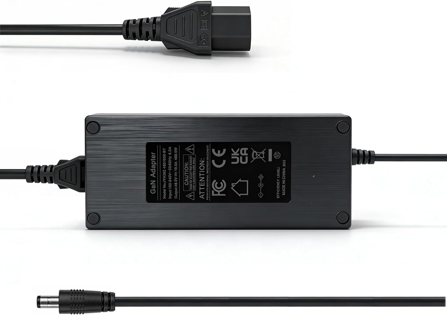 3eAudio 48V 10A GaN Power Supply 480W 48VDC Adapter for Home Audio TPA3255 Stereo Class D Amplifier A7 & A7 Mono