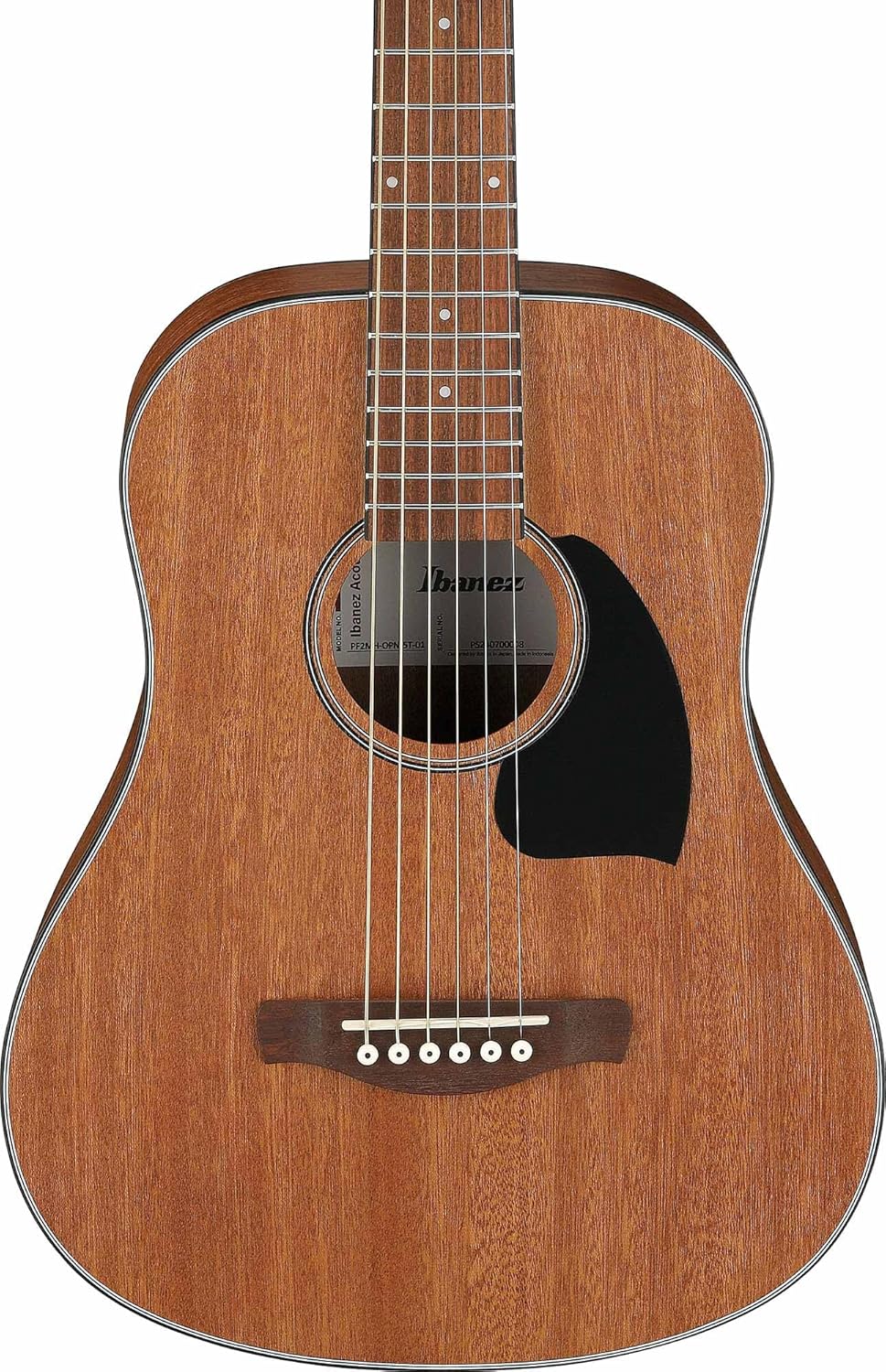Ibanez PF2MH PF Performance 3/4-Size Dreadnought Acoustic Guitar - Open Pore Natural Bundle with Gig Bag, Tuner, Strap, Strings, Picks, Austin Bazaar Instructional DVD, and Polishing Cloth