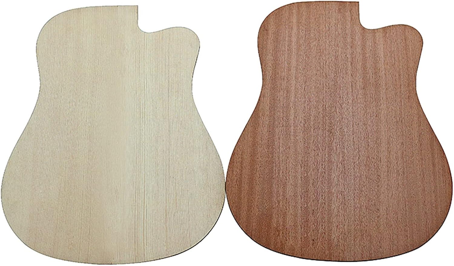 Peach Core Back Side Spruce Surface Full Single Folk Guitar Full Set of Materials Combination Guitar Making Materials DIY Guitar Kit