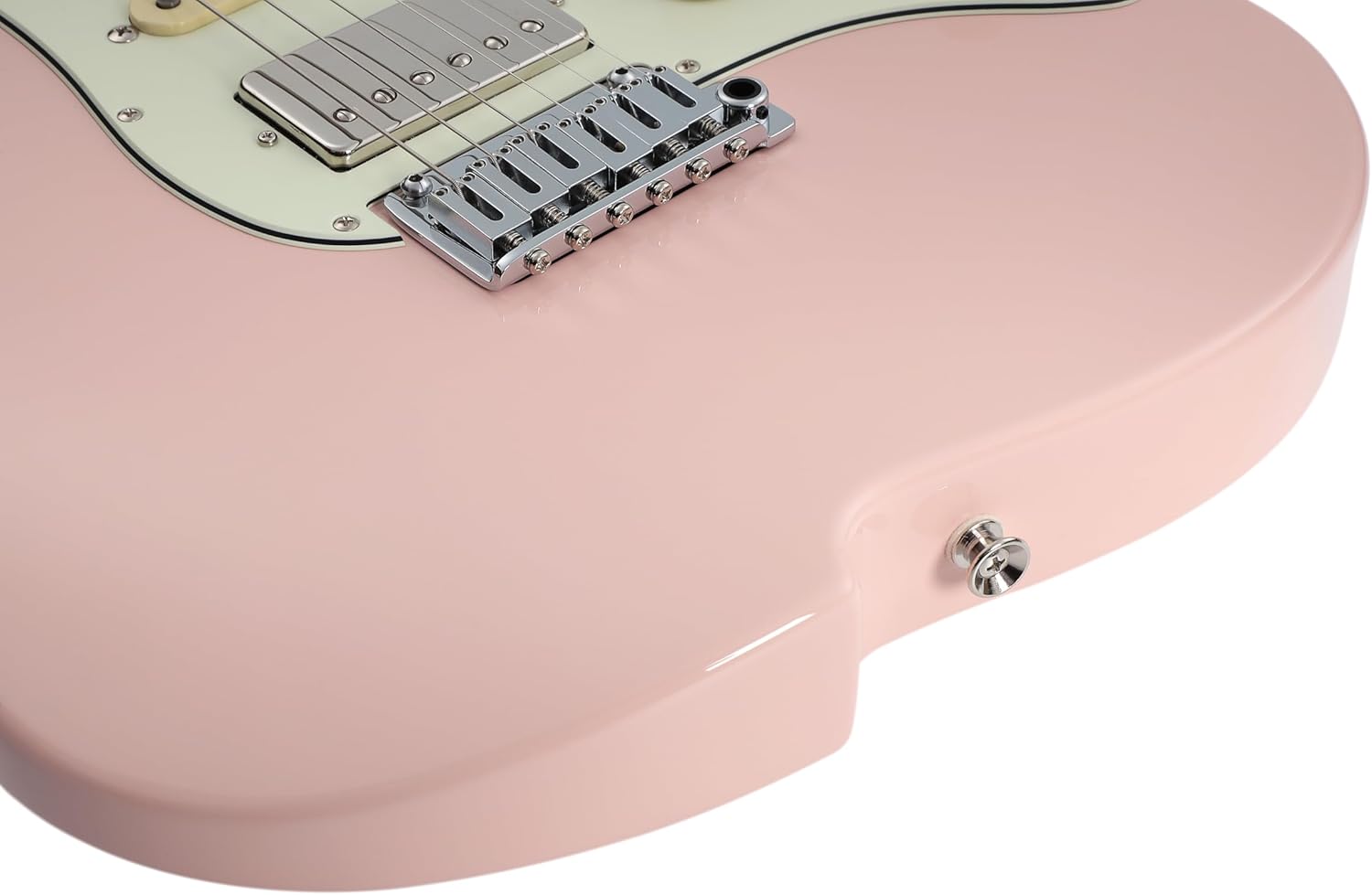 Vola Electric Guitar OZ RV MC Shell Pink Gloss Handmade in Japan MIJ Gotoh Bridge Gotoh Locking Tuner 6 Strings Modern C Neck For All Levels