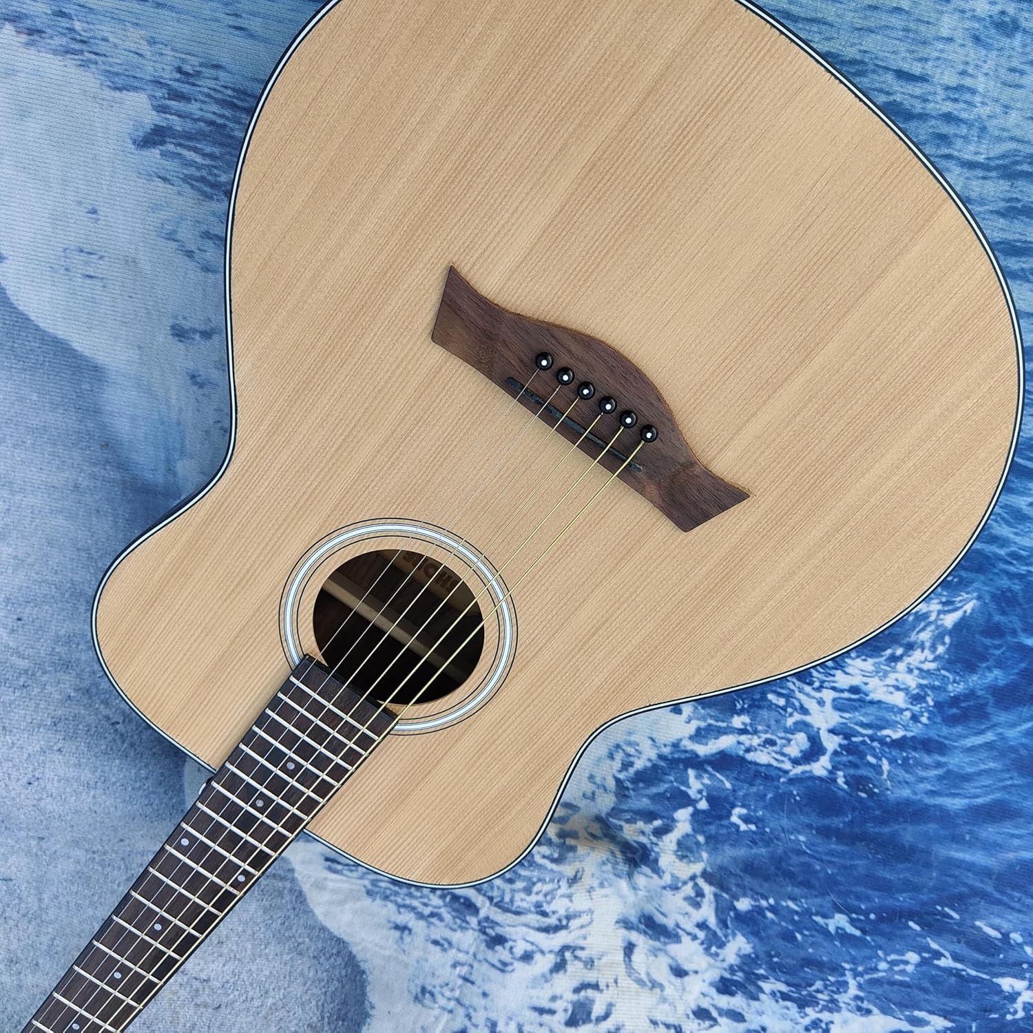 Acoustic Guitar, 36 inch, Natural Spruce Top with Rosewood Bridge