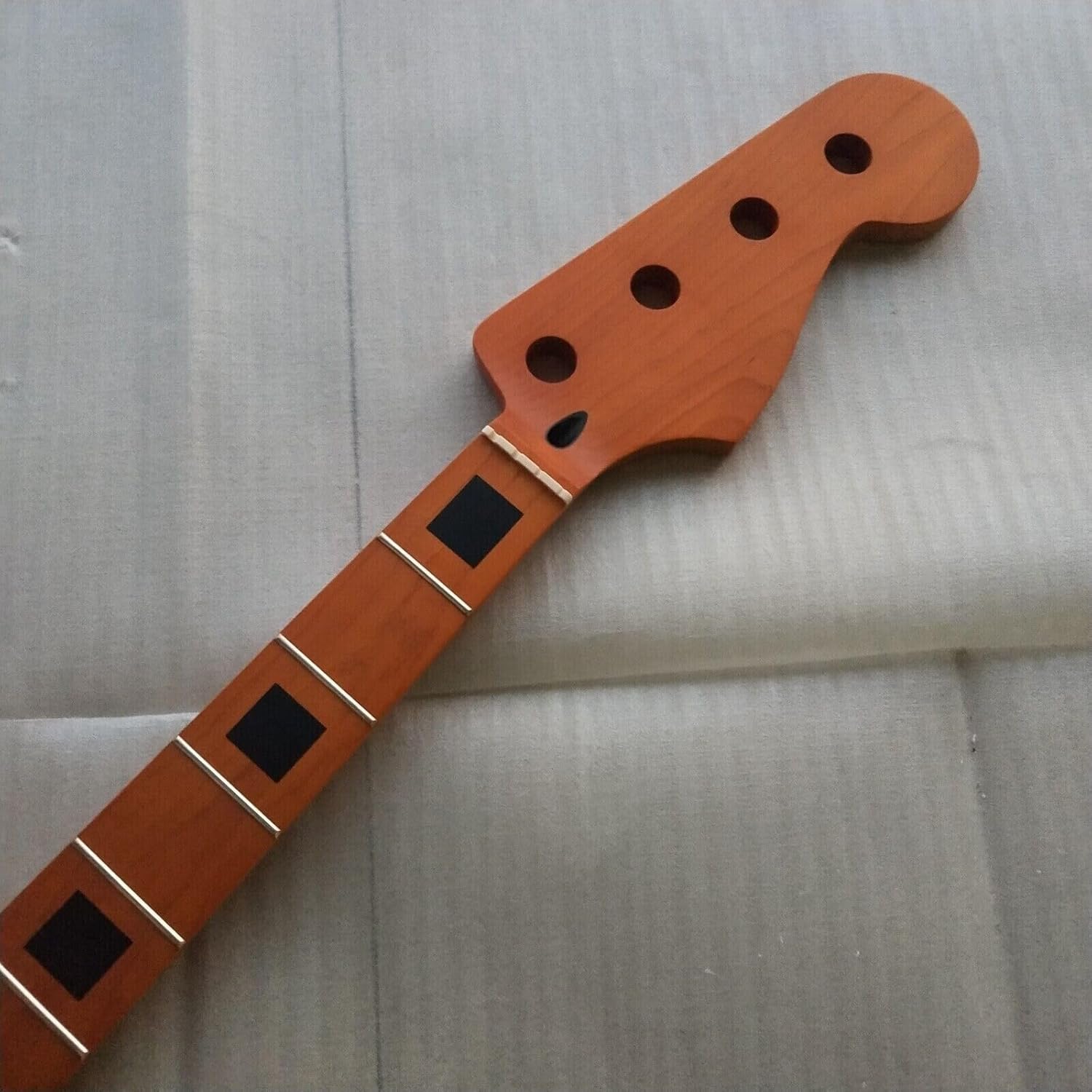 Matte Roasted Maple 4 String 20 Frets Electric JAZZ BASS Guitar Neck