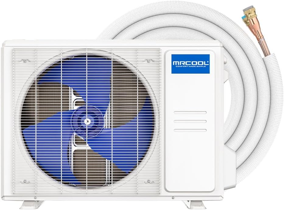MrCool Easy Pro 24k BTU 18.9 SEER2 Ductless Heat Pump Split System 5th Generation - DIY Mini Split w/ 16ft Lineset & 1 YR Labor Warranty by IWAE