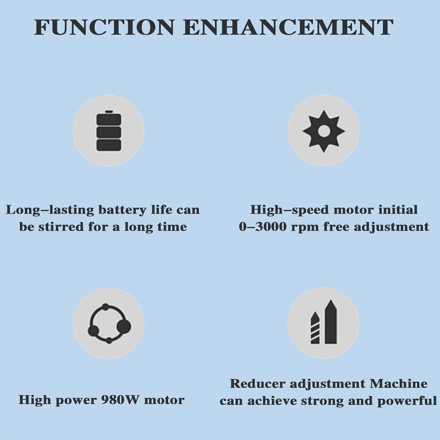 980W Electric Tank Mixer Machine, Agitator, Commercial 1 Ton Paint Stirring Machine with Support Hanger, Paint Mixing Equipment, for Ink Dissolver Agitator