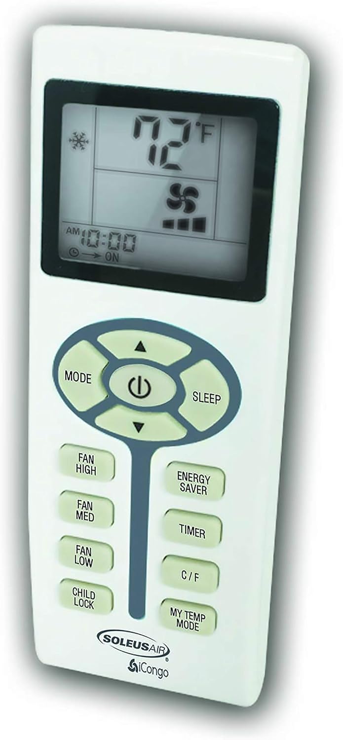 SoleusAir Energy Star 18,300 BTU 230V Window-Mounted Air Conditioner with LCD Remote Control, WS2-18E-201