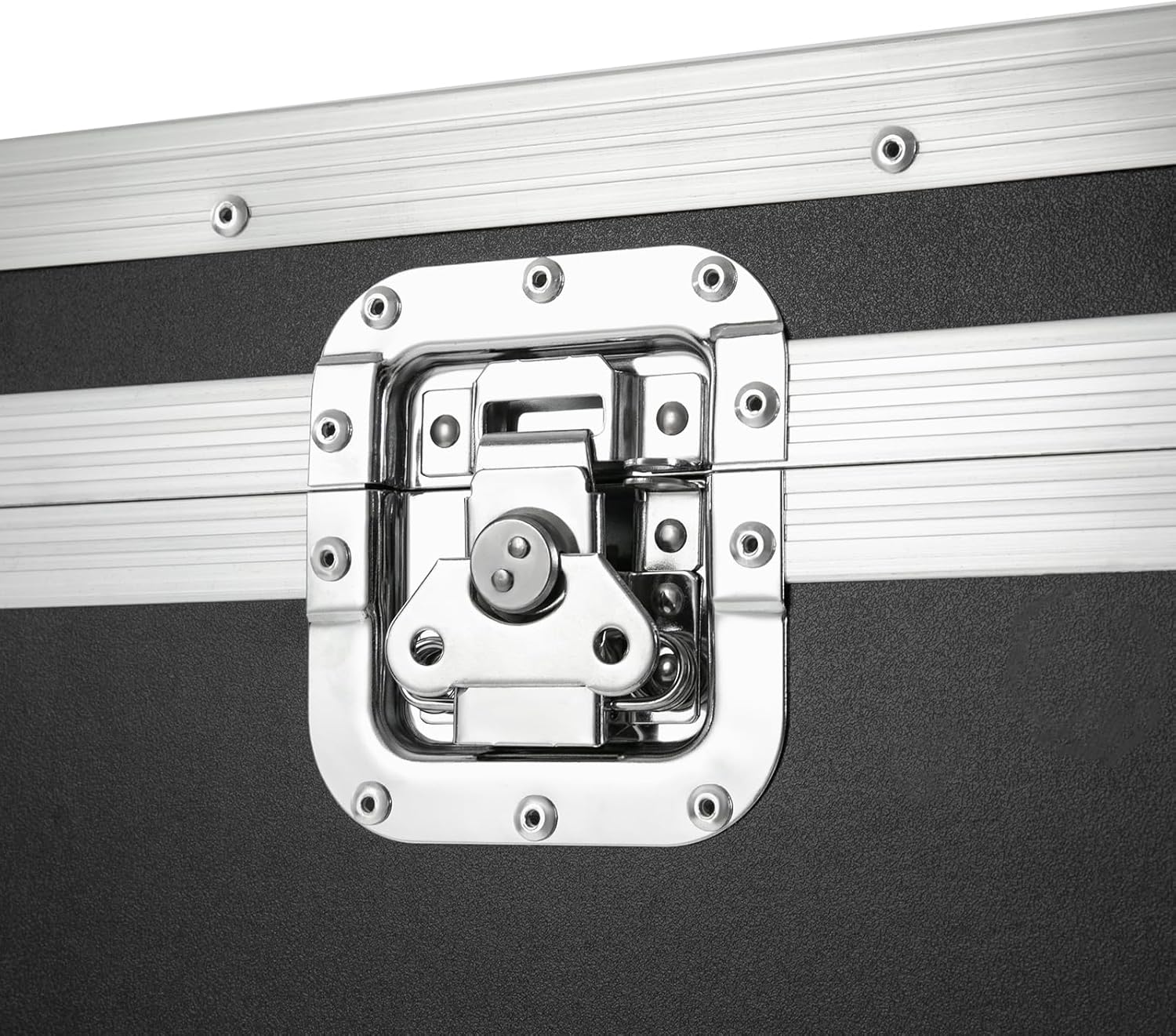 14U Mobile PA DJ Rack Road Case, Network & Stereo Rack with DJ Mixer Tops, Heavy-Duty 2-Tier Studio Equipment Cabinet with 4 Wheels, Amplifier Mixer Storage Stand for Live Sound, KTV, Home Theater