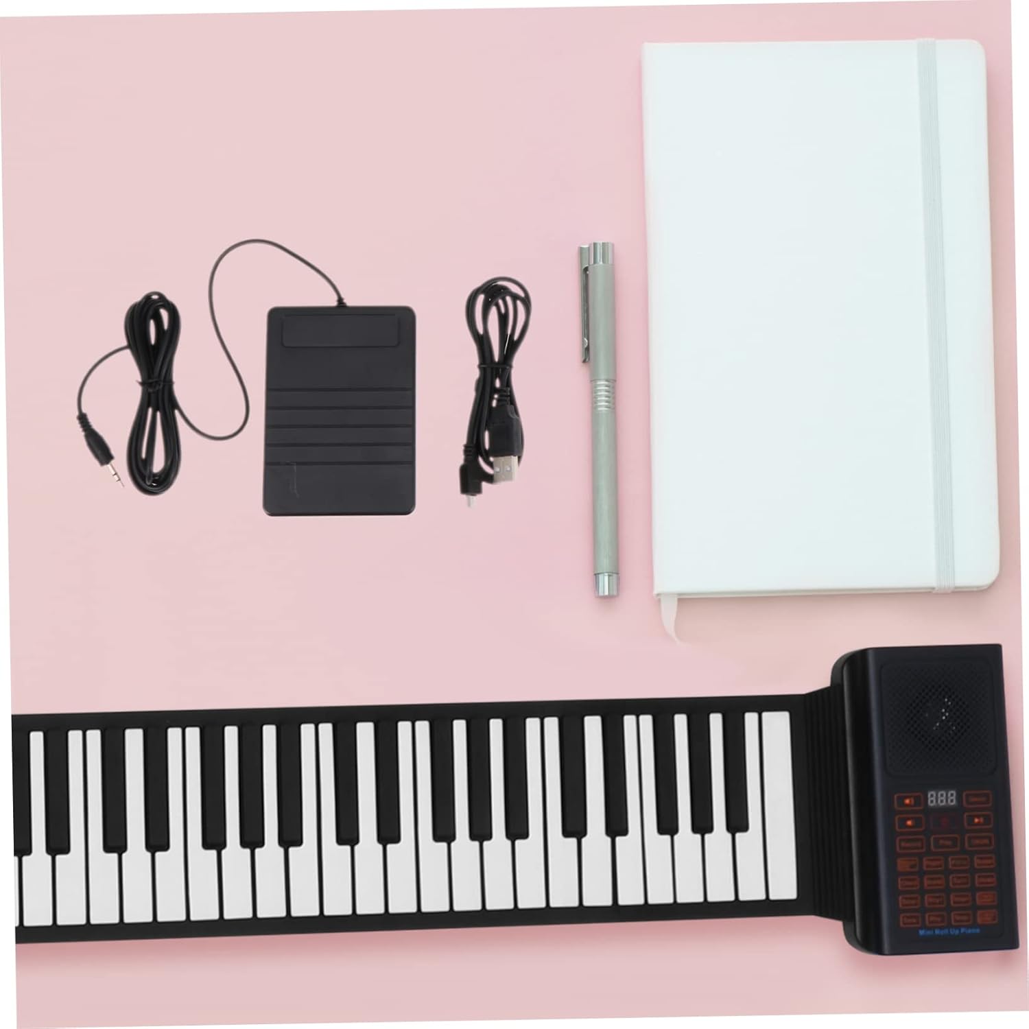 BESPORTBLE up Piano Key Electronic Keyboard Boys and Girls Piano Weighted Keys Learning Tool
