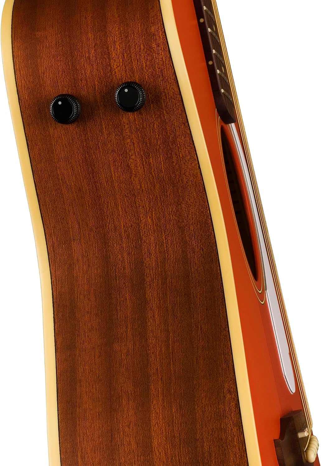 Malibu Player, Walnut Fingerboard, White Pickguard, Fiesta Red
