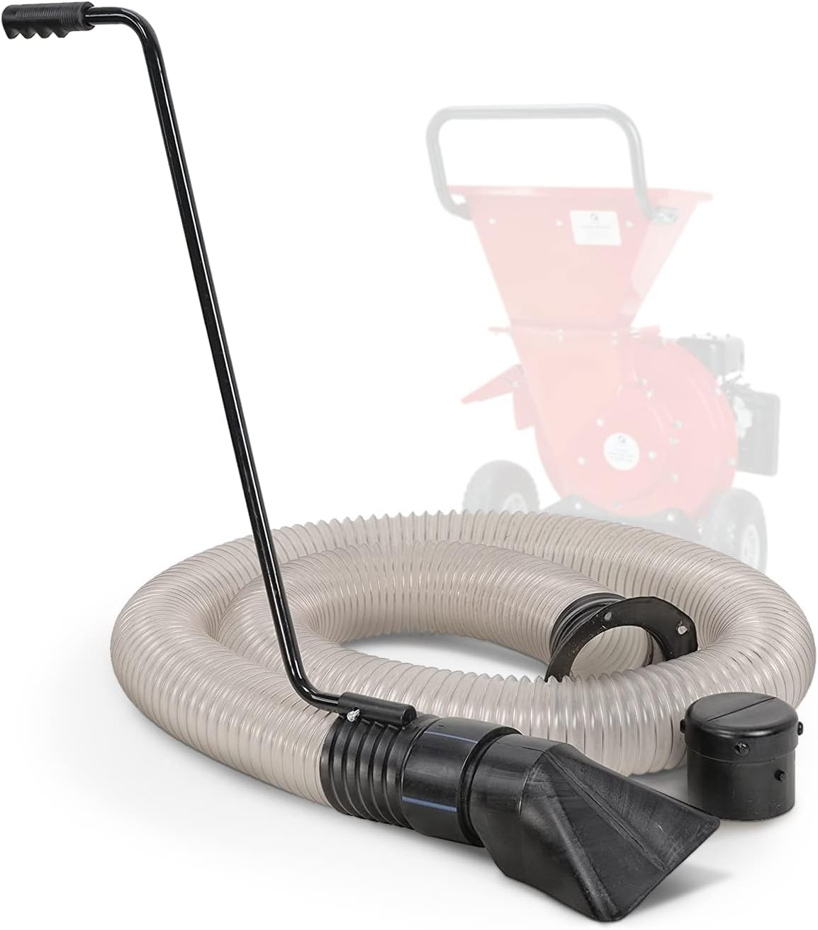 G Wood Chipper Shredder Mulcher Leaf Vacuum Kit 4 Inch x 10 Foot Heavy Duty Accessory for GreatCircle (B075SG6372), Landworks (B07JZH2FHW), SuperHandy (B07N137XQN) (Chipper NOT Included)