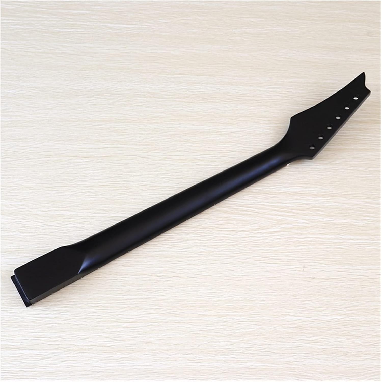 ZUZU 6 Strings Electric Guitar Neck Canada Maple Neck Rosewood Fingerboard Full Black 24 Frets Unfinished Guitar Neck