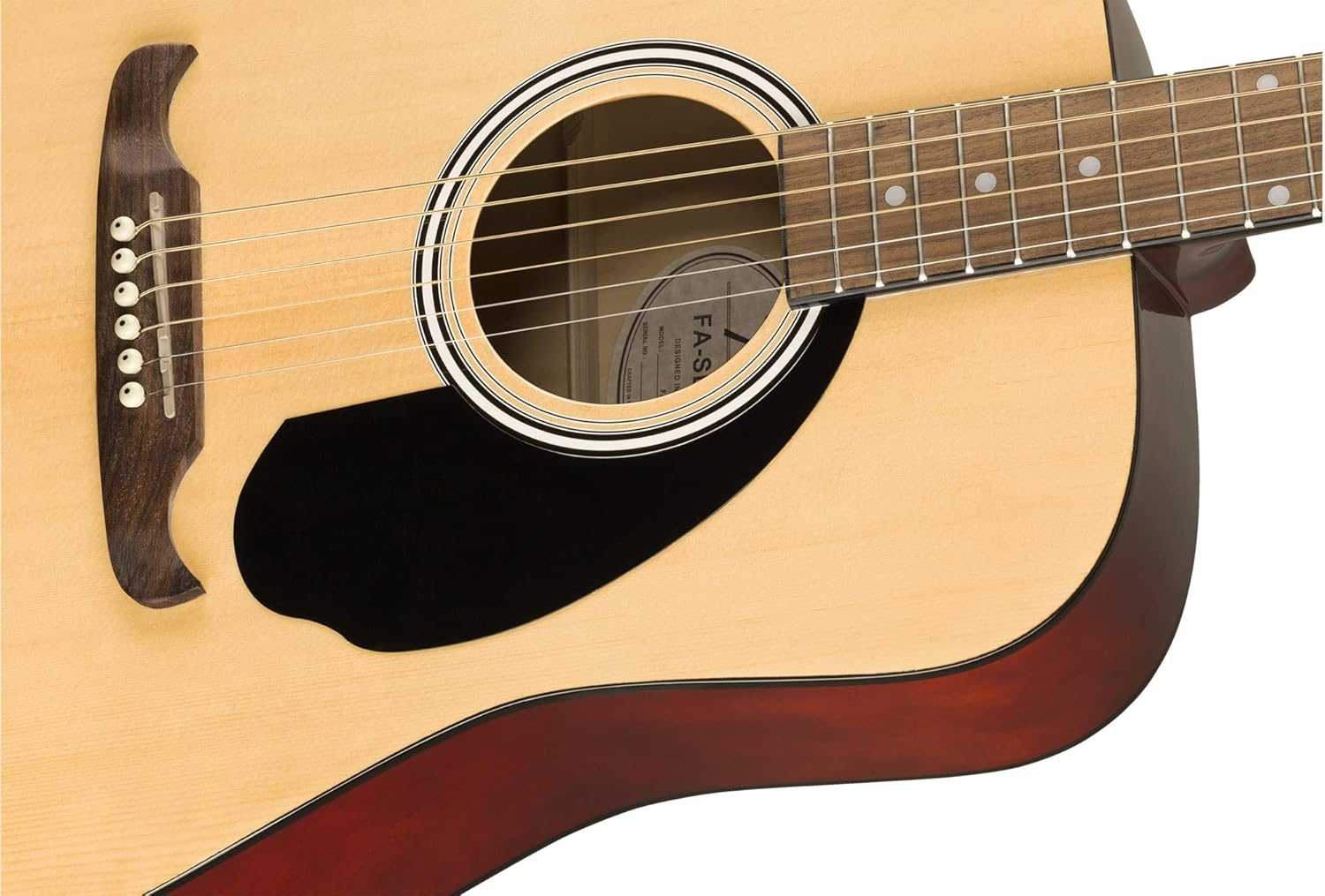 Fender FA-125 Dreadnought Guitar - Natural Bundle with Gig Bag, Tuner, Strap, Strings, String Winder, Picks, and Austin Bazaar Instructional DVD