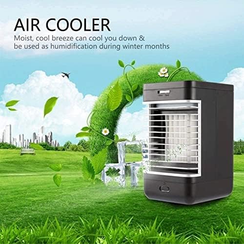 Portable Air Conditioner Fan, Personal Mini Evaporative Air Cooler with 2 Speeds, Quiet Air Cooler Fan, for Home Office