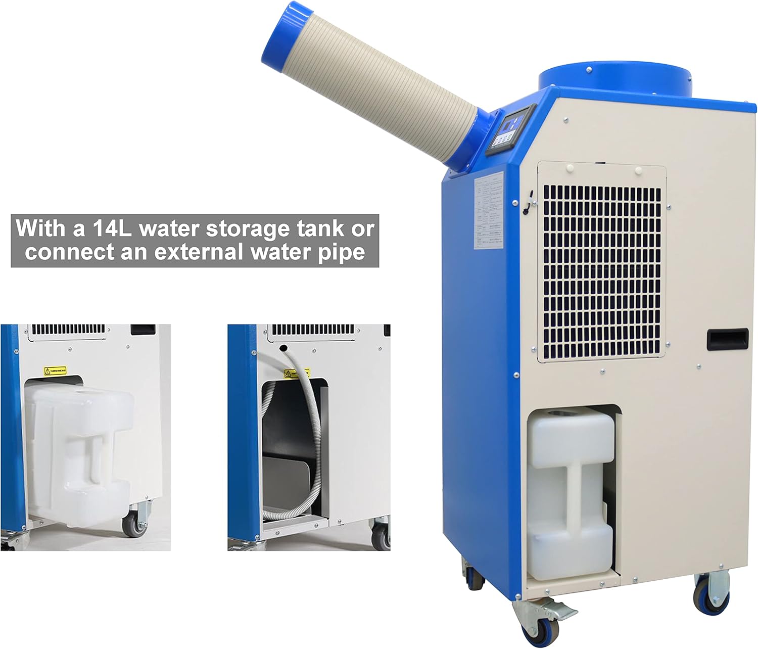 Industrial Spot Cooler Air Conditioner Commercial Mobile Outdoor Cooling Aircon 220V Single Column 480m³/h