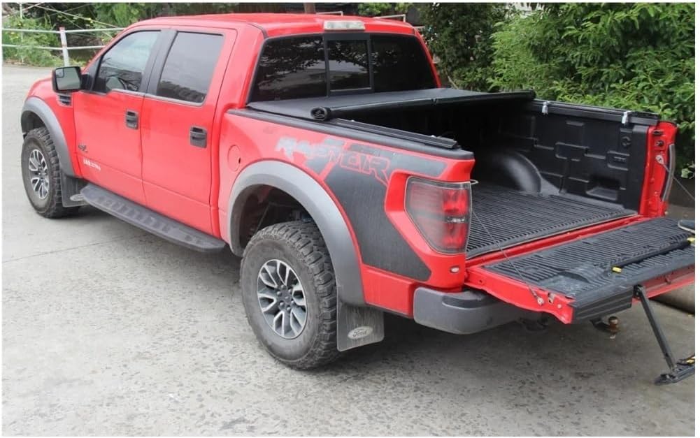 Other Exterior Accessories Truck Parts Soft Roll-up Tonneau Cover PVC Bed Compatible with F150 Custom 2015-2019