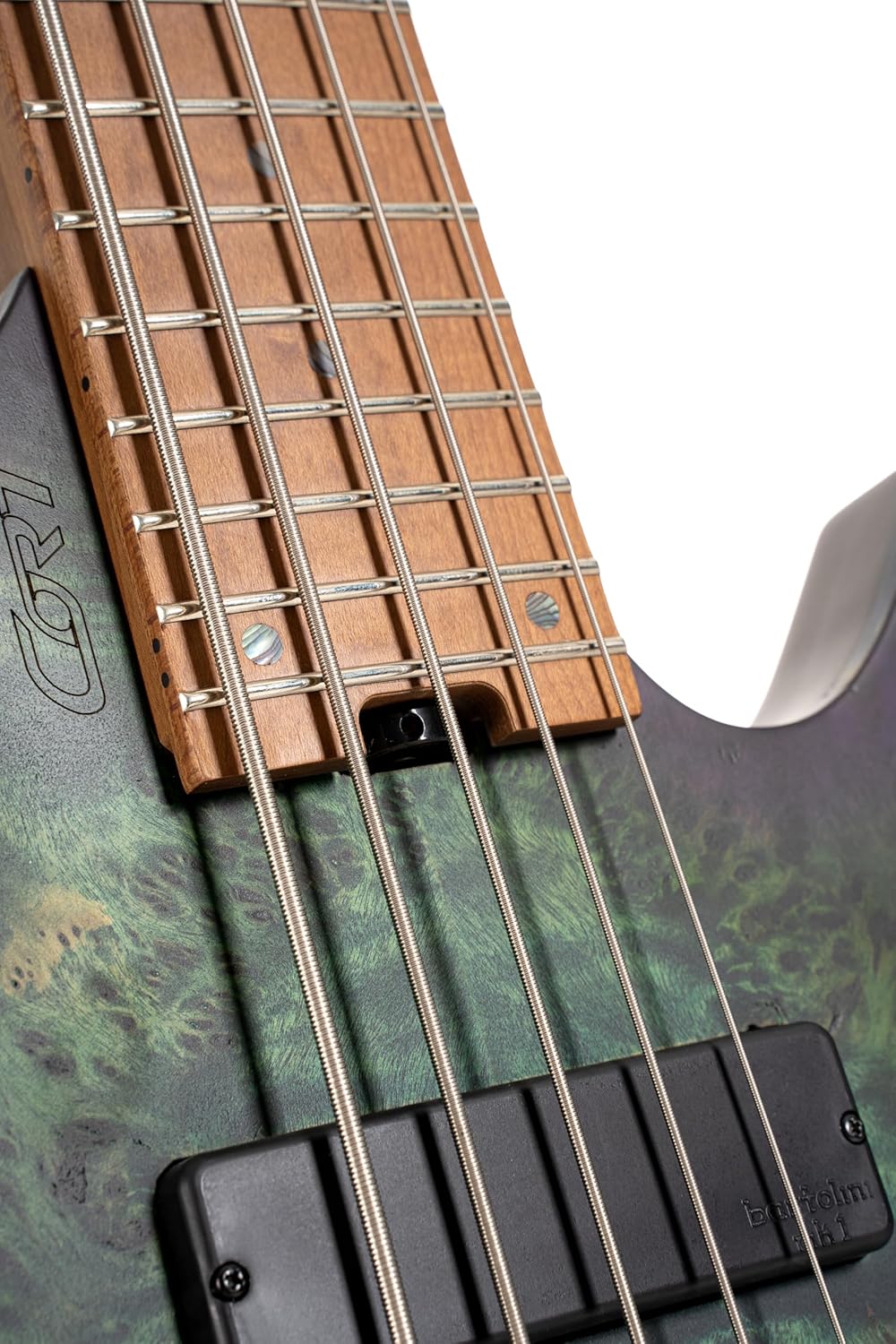 Cort 5-String Headless Space Bass Star Dust Green