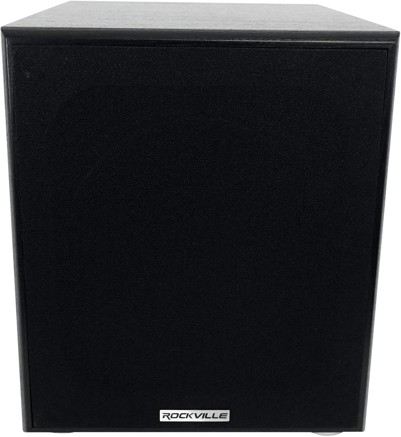 Rockville Rock Shaker 10 Black 600W Powered Subwoofer, Class-D Amp, Adjustable Crossover, MDF Enclosure, for Home Theater and Studio