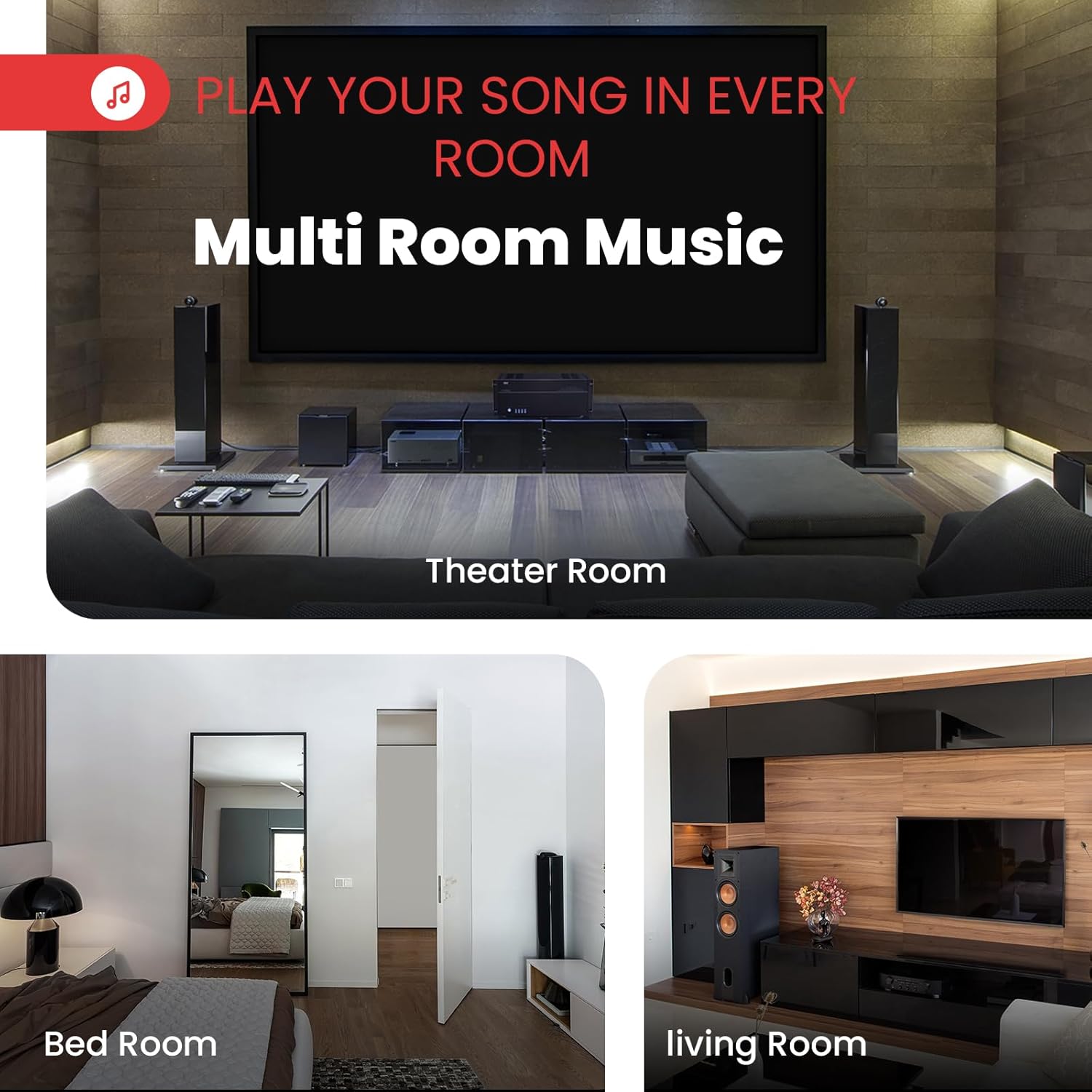 Pyle 4 Multi-Zone Stereo Amplifier - 19” Rack Mount, Powerful 8000 Watts with Speaker Selector Volume Control & LED Audio Level Display, 4-Ch. Bridgeable Switches - PT8000CH