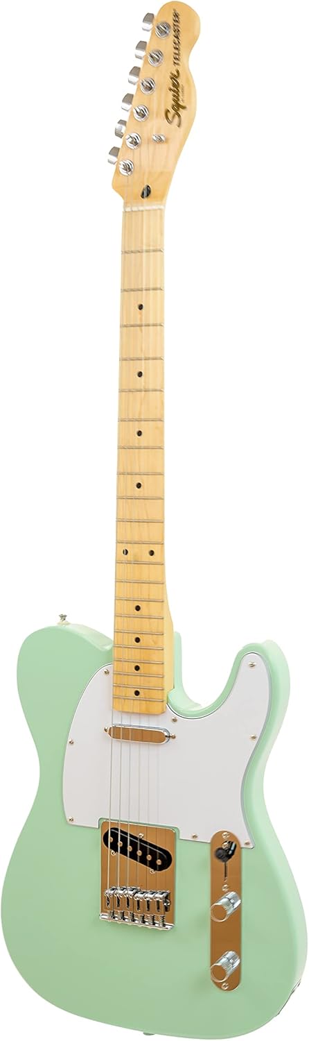 Fender Affinity Series Telecaster - Surf Green Bundle with Gig Bag, Tuner, Strap, Picks, and Austin Bazaar Instructional DVD