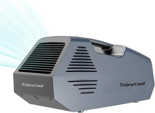 Portable Air Conditioner for Camping, 2380BTU Tent Air Conditioner for Camping 240W Camping Air Conditioner Low Power Consumption Indoor Outdoor for Tent Car Van Life (bule)