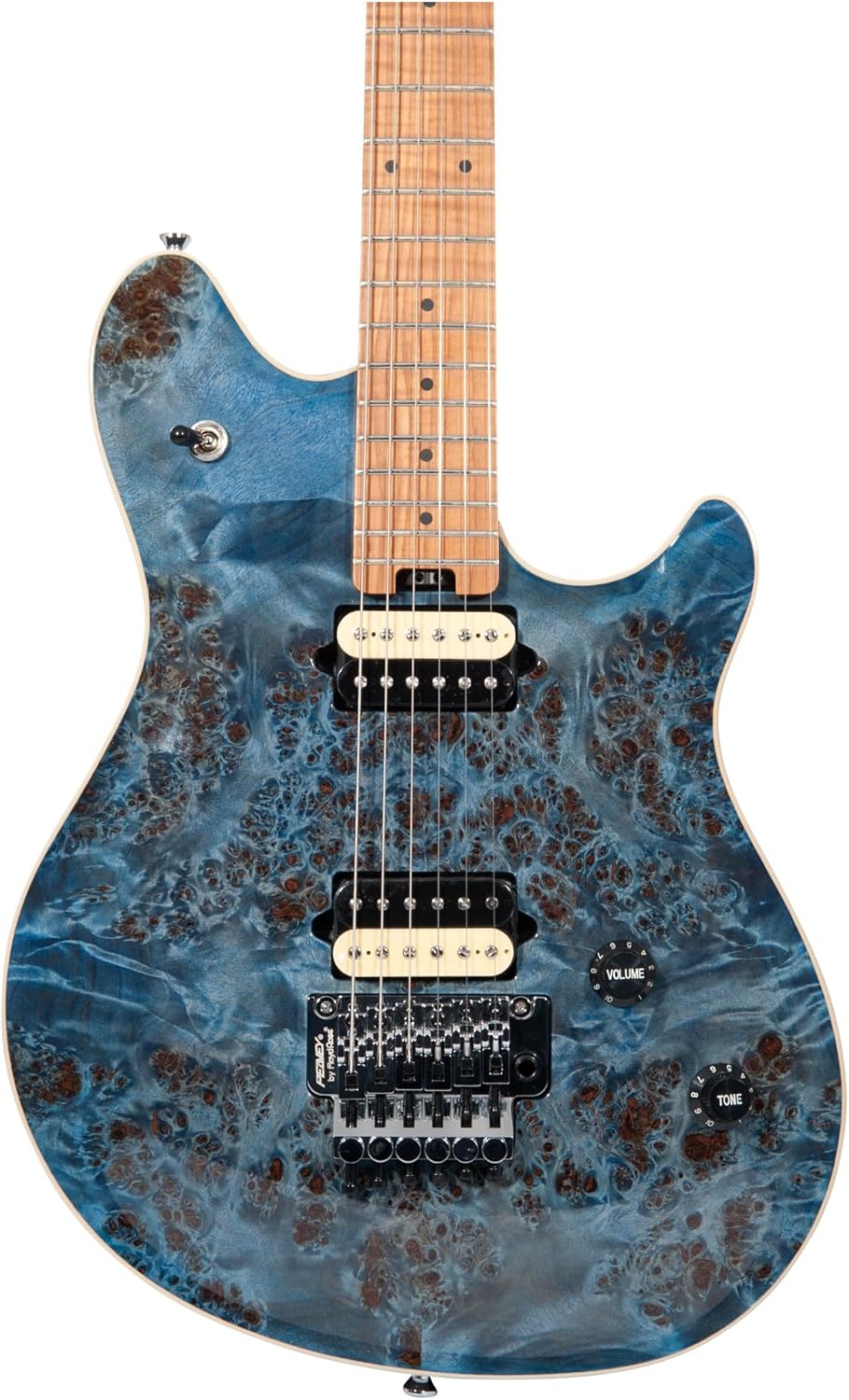 Peavey HP 2 Poplar Burl RM Tranparent Blue Electric Guitar