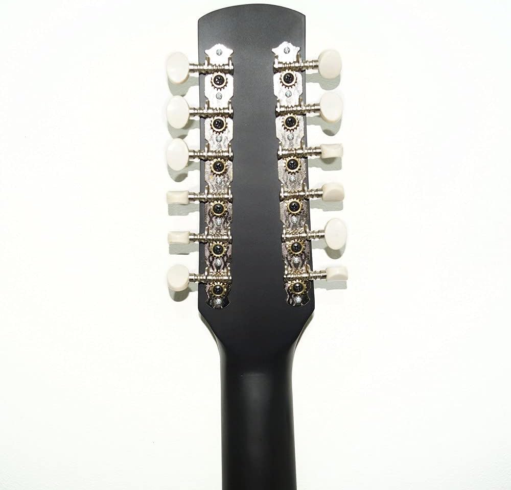 Brand New Acoustic Guitar 12 Strings made in Ukraine Trembita Natural Wood Black Amazing Sound! (Eagle 12 string)