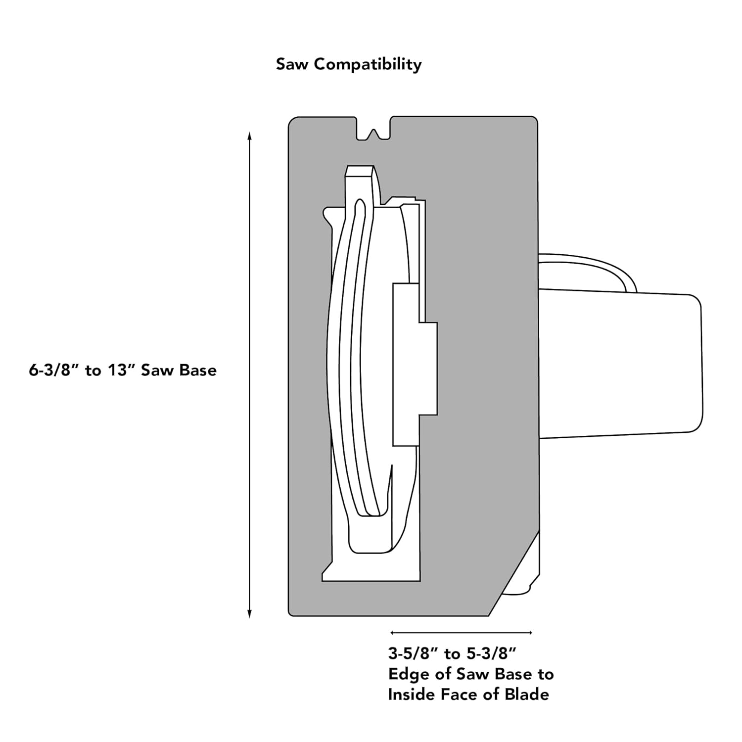 Milescraft 1409 Track Saw Guide - Universal for 7-1/4