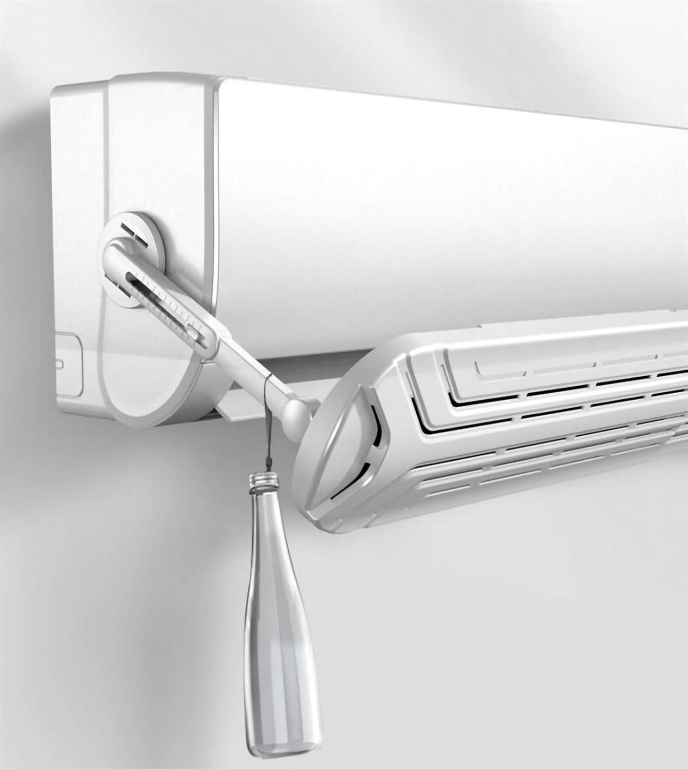 Air conditioner windshield Telescopic Air Conditioning Deflector, Direct Proof Air Conditioning Windscreen, Air Conditioner Wind Deflector - No Perforation - Retractable - Easy Install - Home Air